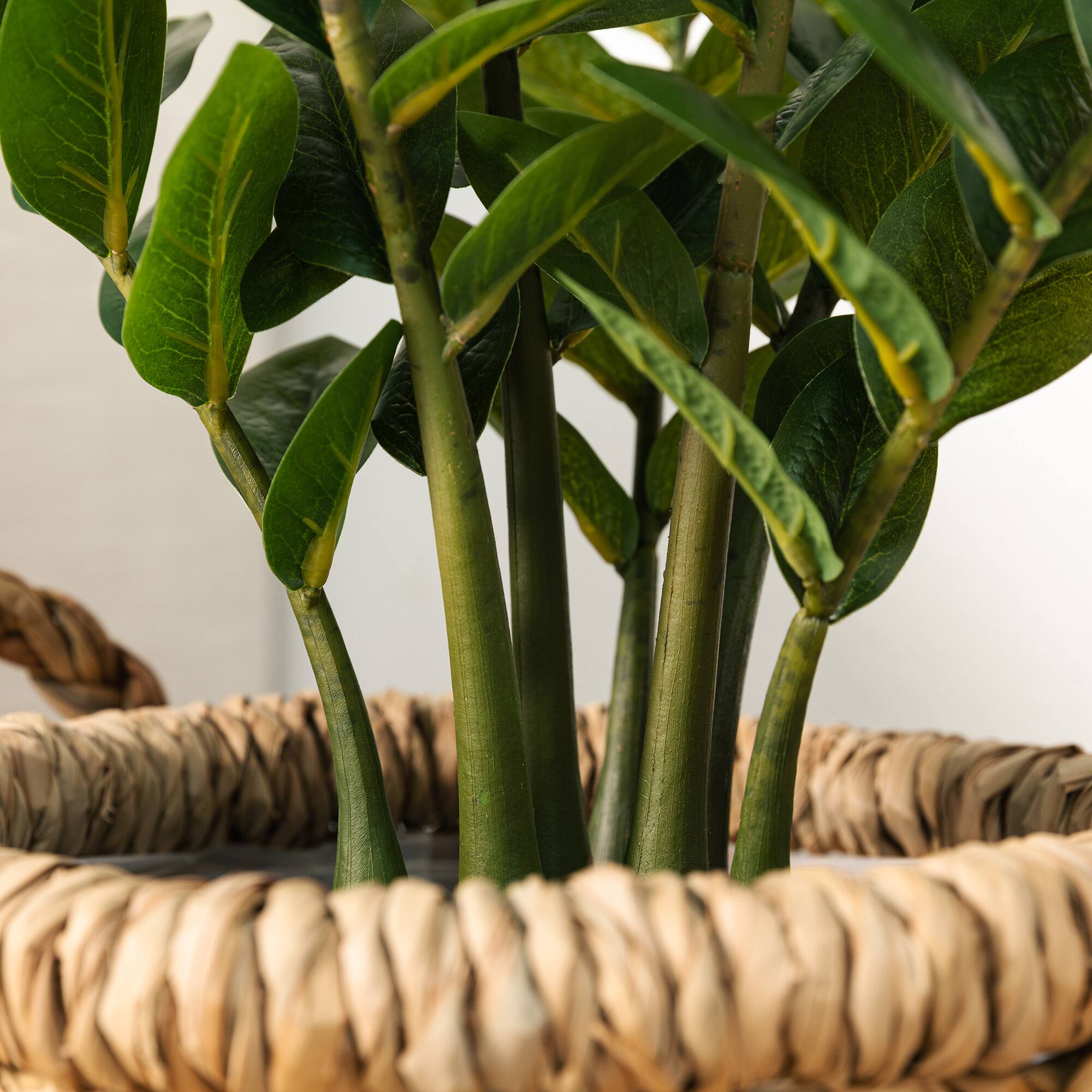 Glitzhome® 2.75ft. Faux Money Tree in Pot